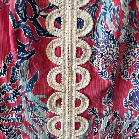 Lilly Pulitzer Women's Top 6 Annabelle Top Capri Pink Samba Sleeveless Preppy - Picture 5 of 15